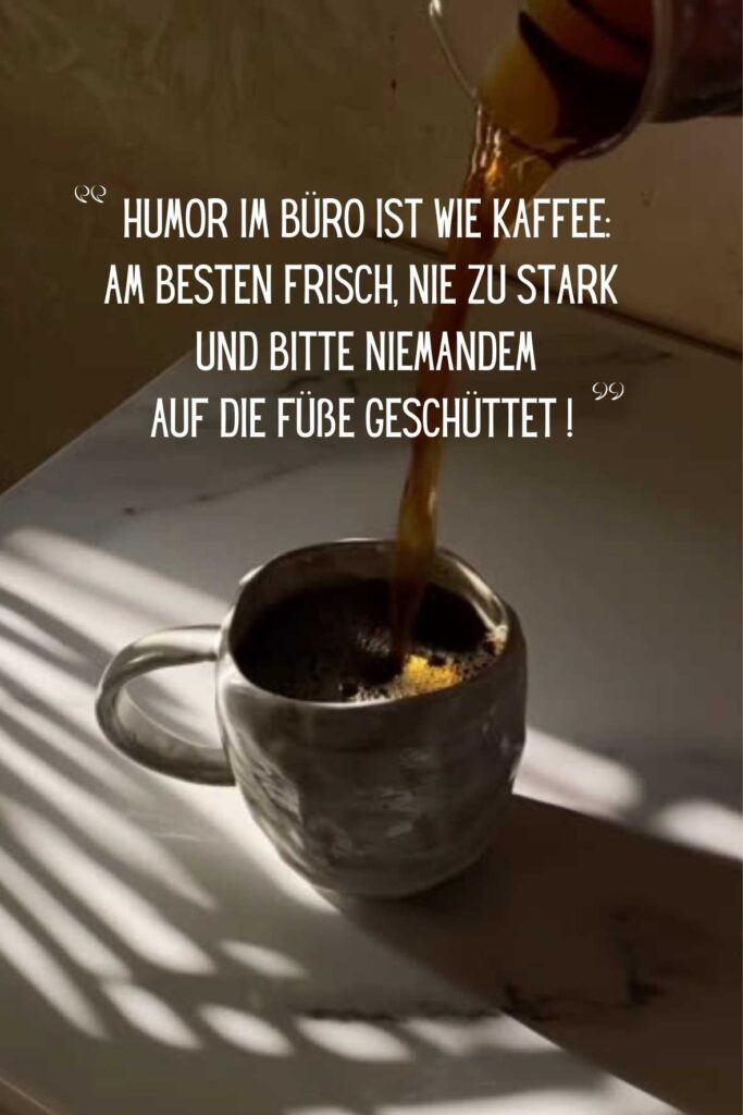 Lustiger Geburtstagspruch für Kollegen im Büro – Kaffee-Motiv mit humorvollem Spruch